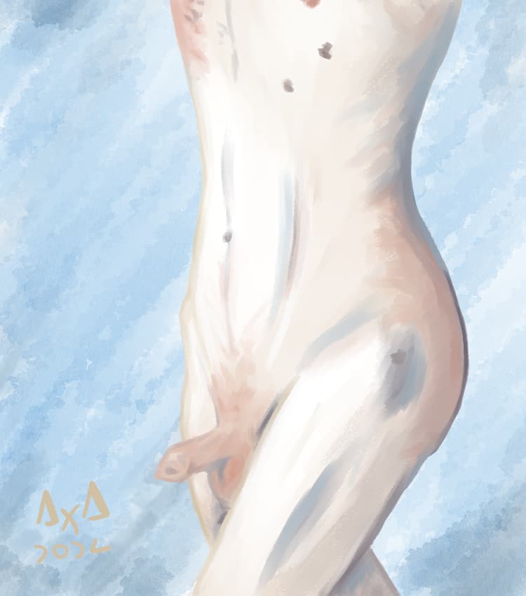 A life drawing by Two Deltas